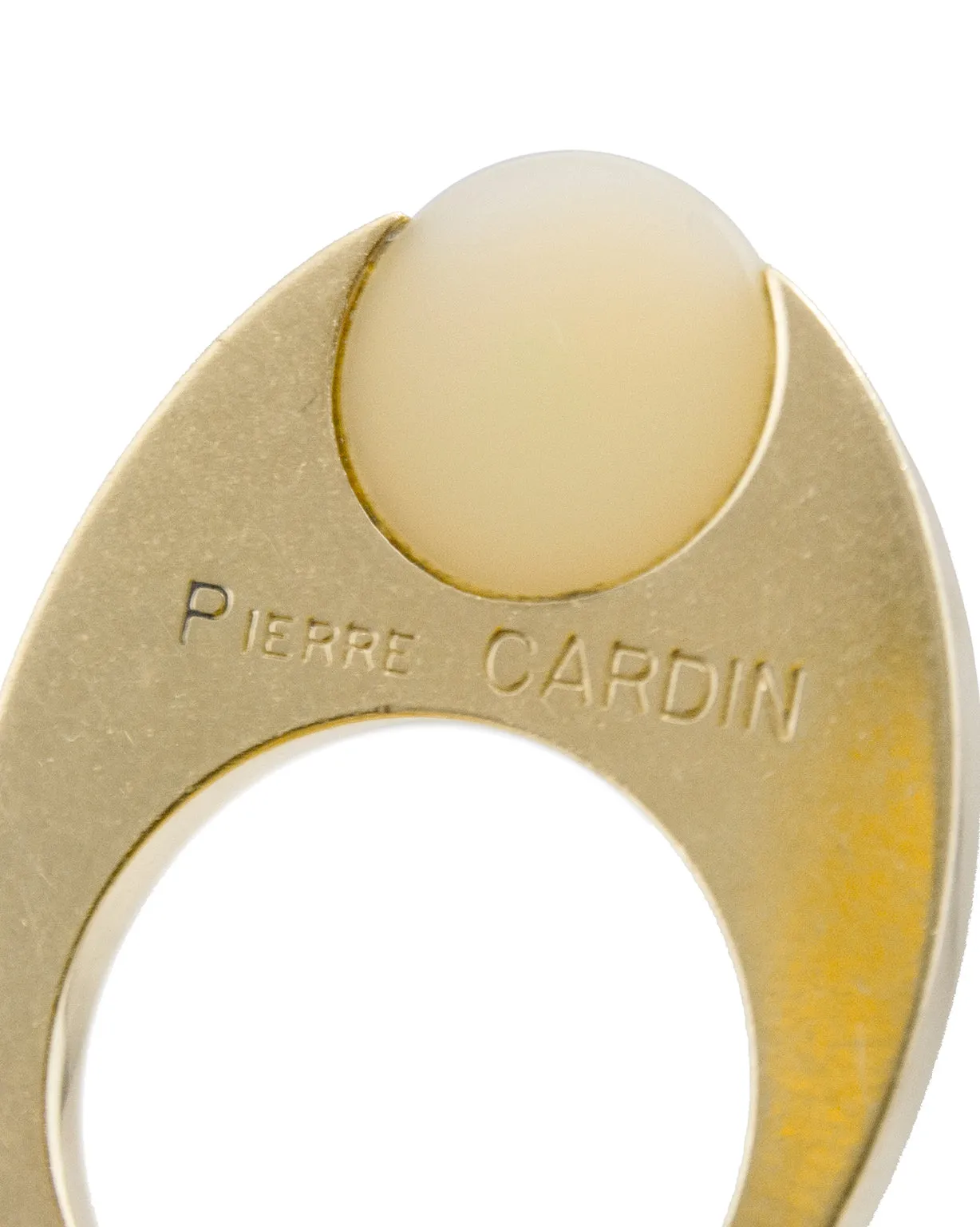 Set of 14k Gold Green and Beige Chalcedony Rings