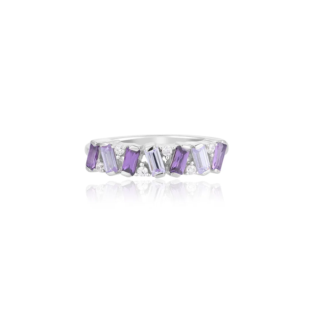 Shocking Purple Stack Ring