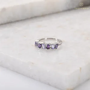 Shocking Purple Stack Ring