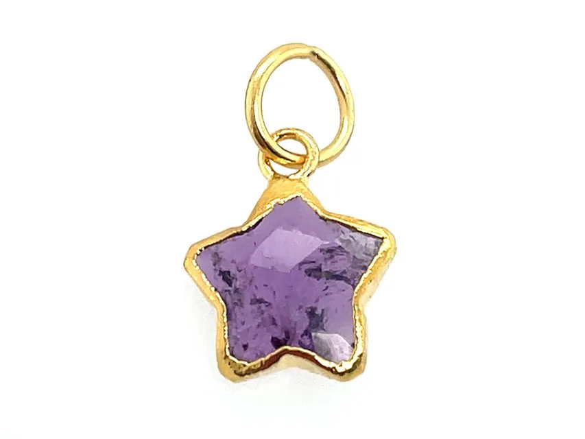 Stone Star Charms