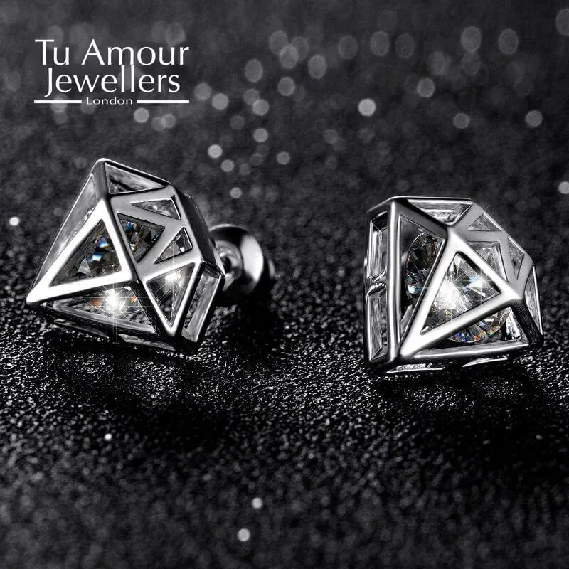 The Bastille  Collection Diamond Studs