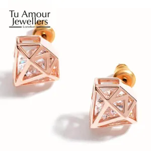 The Bastille  Collection Diamond Studs