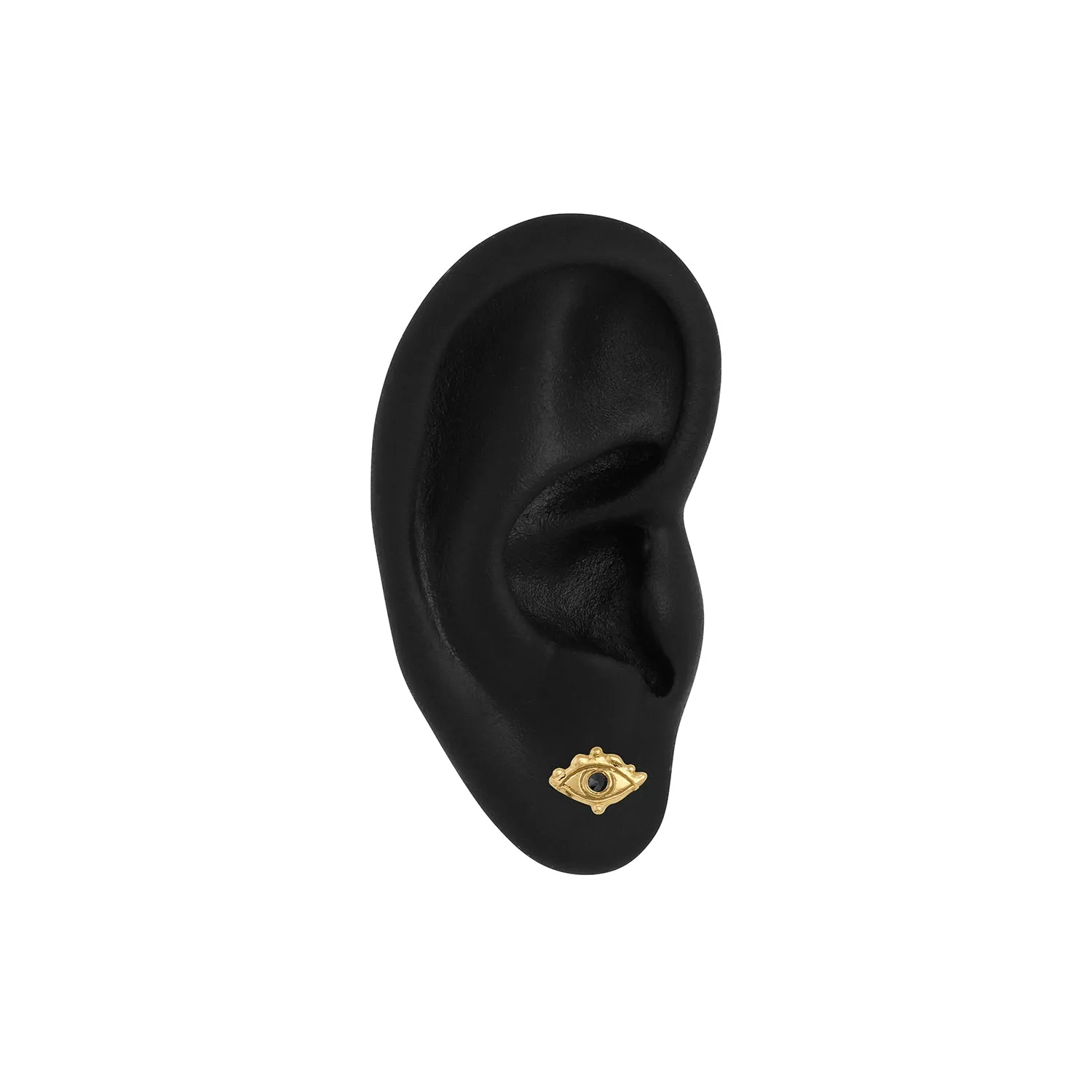 Third eye studs || black diamonds