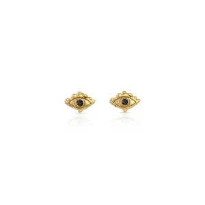 Third eye studs || black diamonds