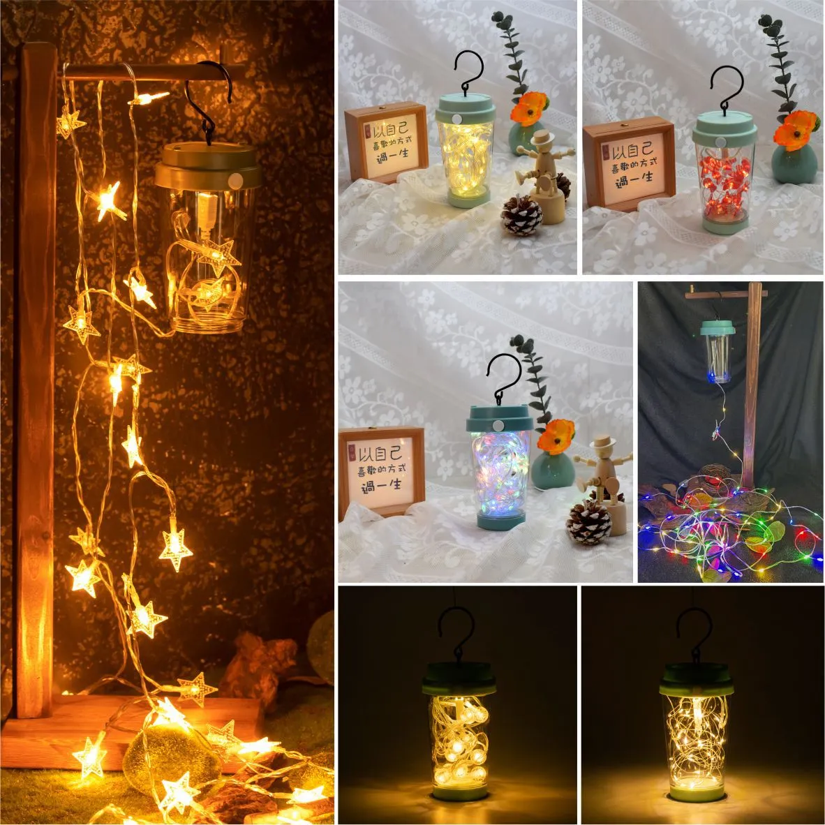 USB LED Cup Shape Light String