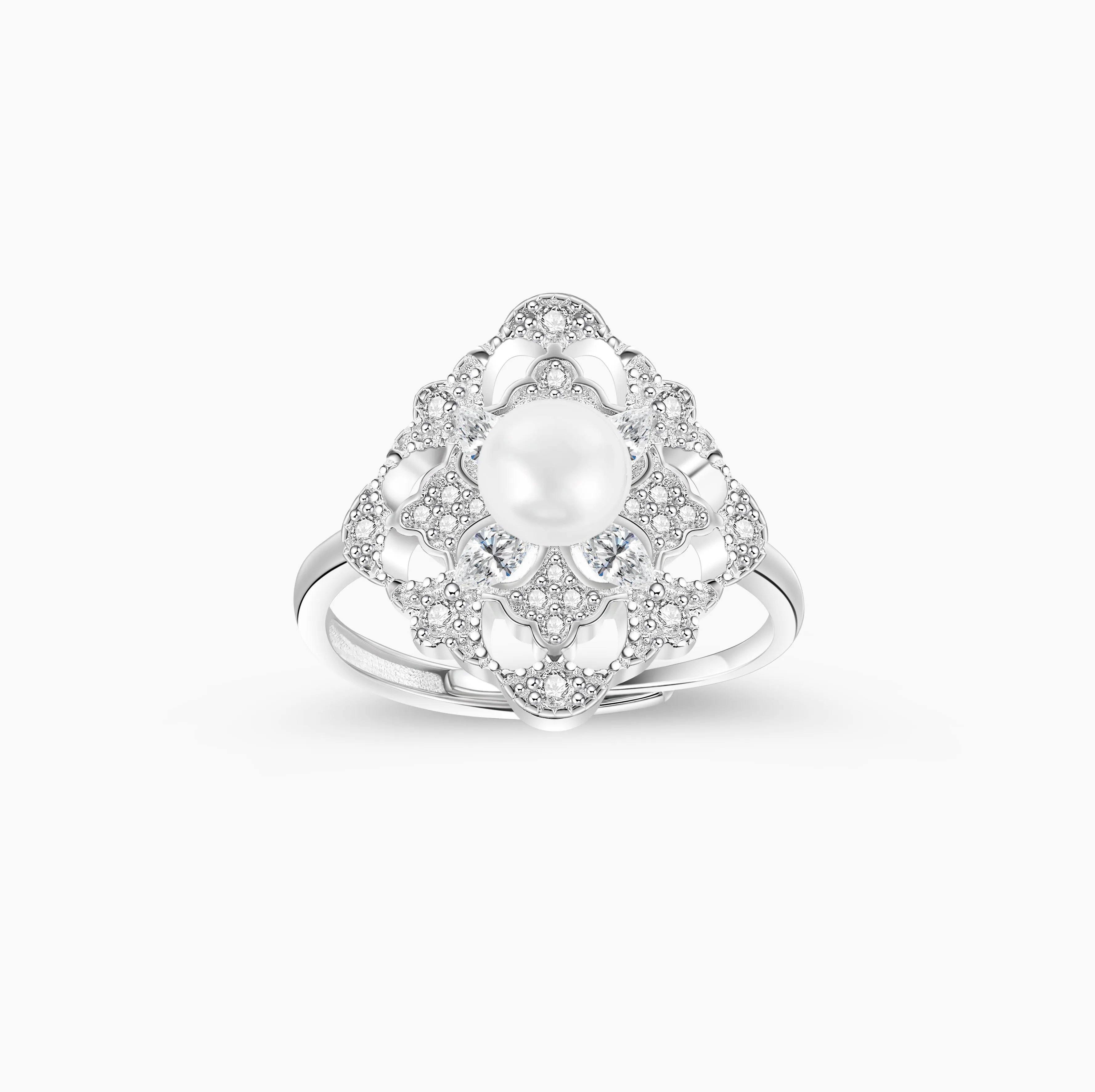 Vintage Pearl Engagement Rings
