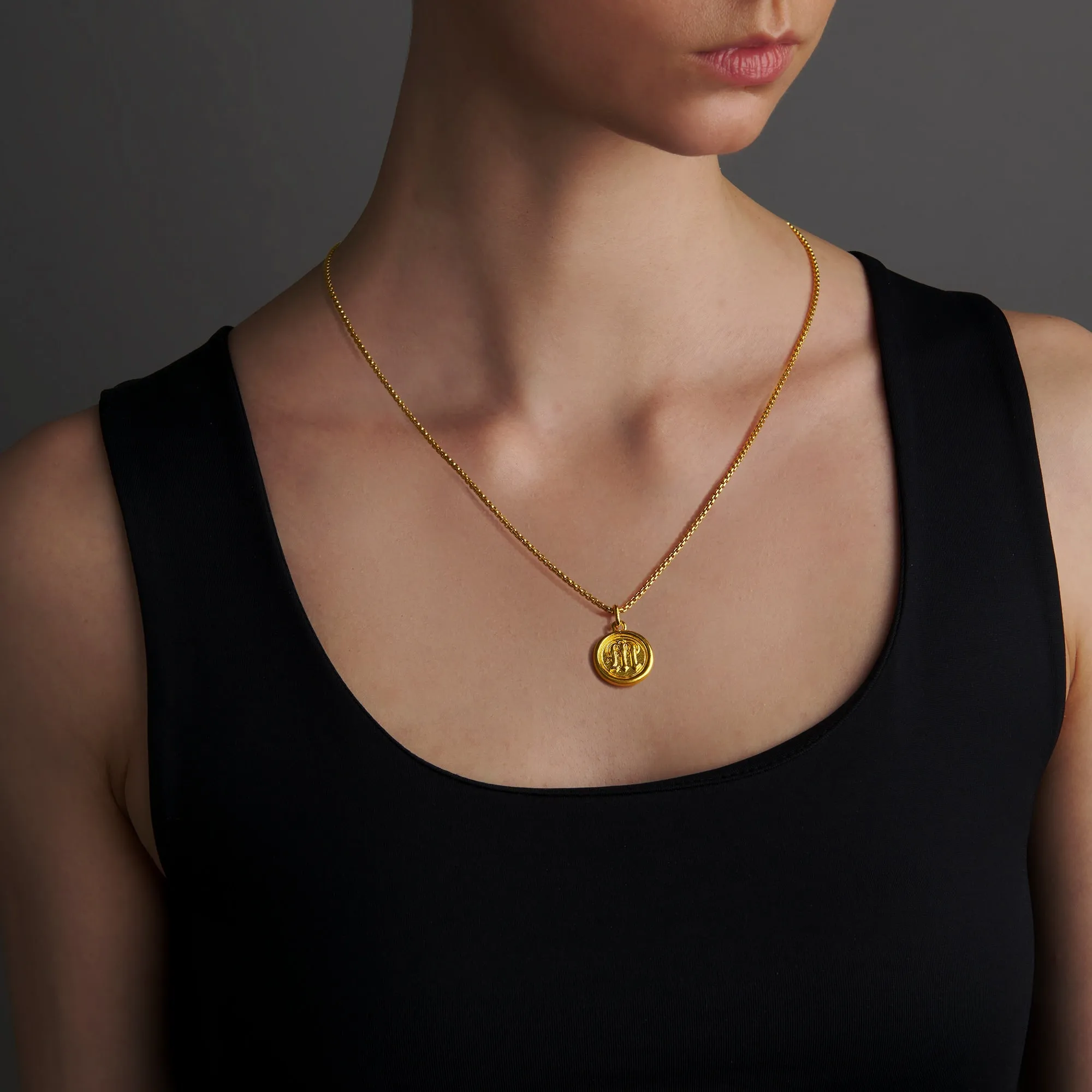 Wax Seal Letter Pendant