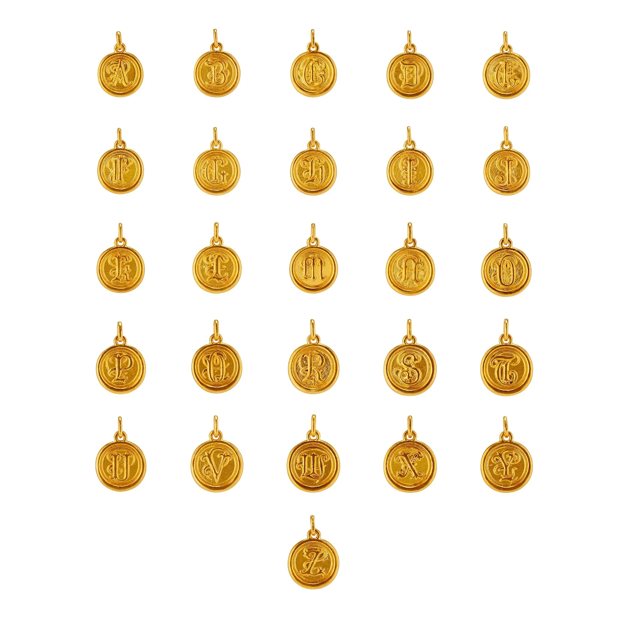 Wax Seal Letter Pendant