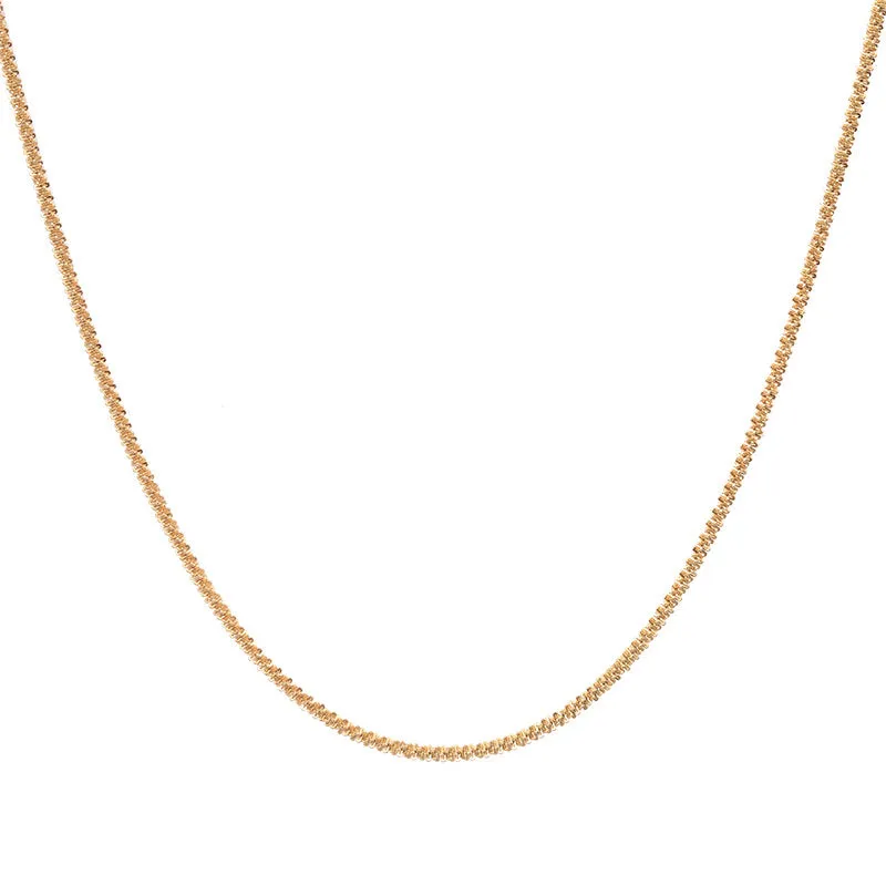 Wholesale 18K Gold Stainless Steel Plated with Gold Titanium Steel Necklaces