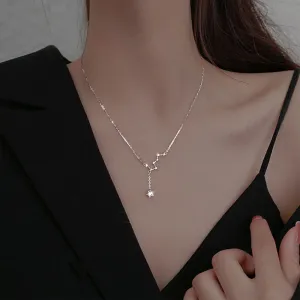 Wholesale 925 Silver Beidou Seven Star Necklace