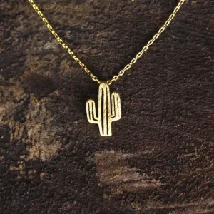 Wholesale Alloy Cactus Necklace