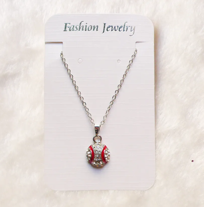 Wholesale Basketball Rugby Necklace Softball Pendant Necklaces