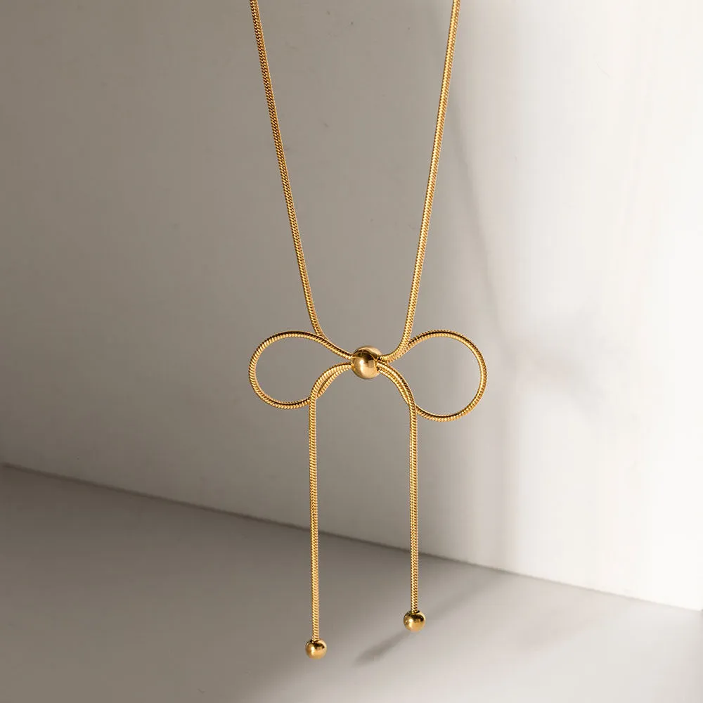 Wholesale Butterfly Shaped Gold Chain Stainless Steel Pendant