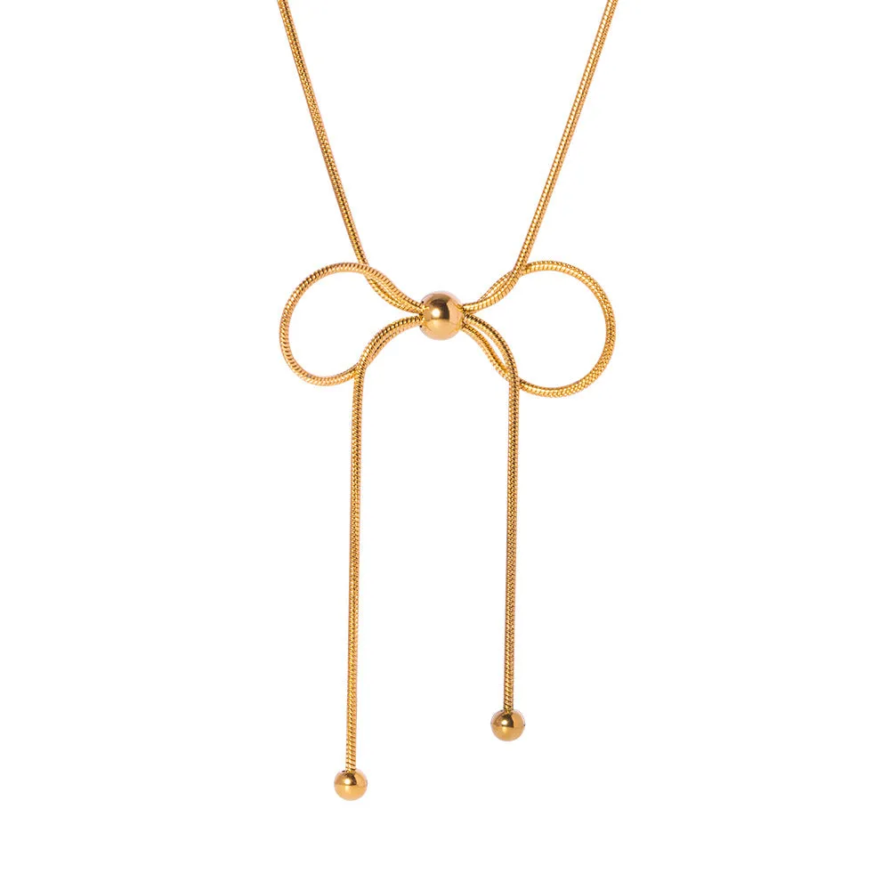 Wholesale Butterfly Shaped Gold Chain Stainless Steel Pendant