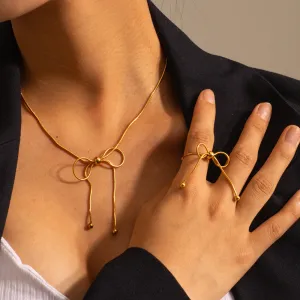 Wholesale Butterfly Shaped Gold Chain Stainless Steel Pendant