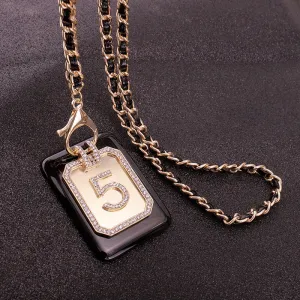 Wholesale Crystal Full Diamond Pendant Alloy Necklaces