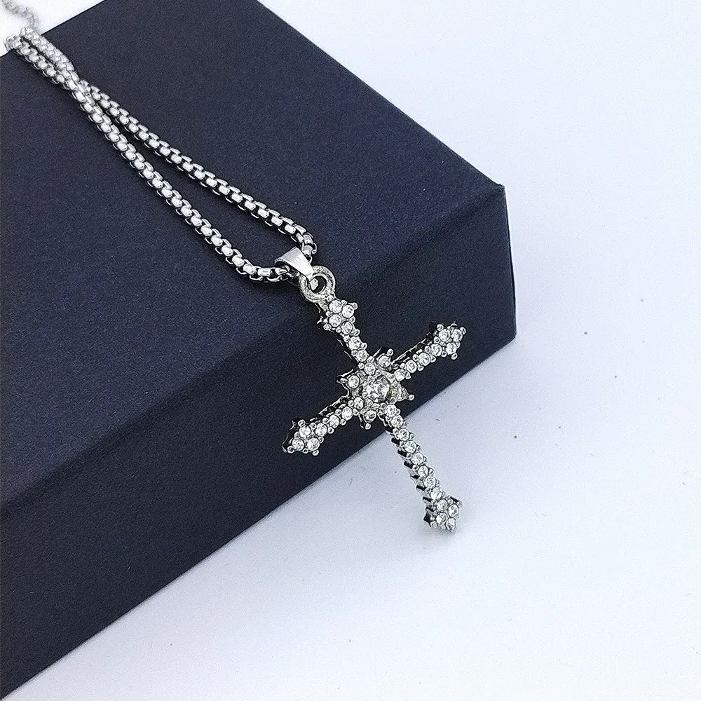 Wholesale Diamond Cross Pendant Necklace