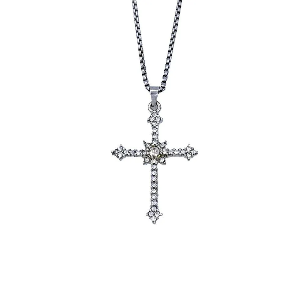 Wholesale Diamond Cross Pendant Necklace
