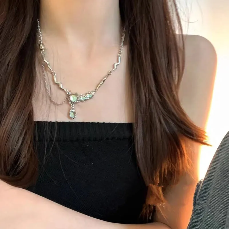 Wholesale Moonlight Stone Starlight Alloy Necklaces