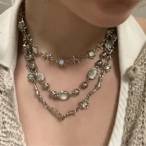 Wholesale Moonlight Stone Starlight Alloy Necklaces