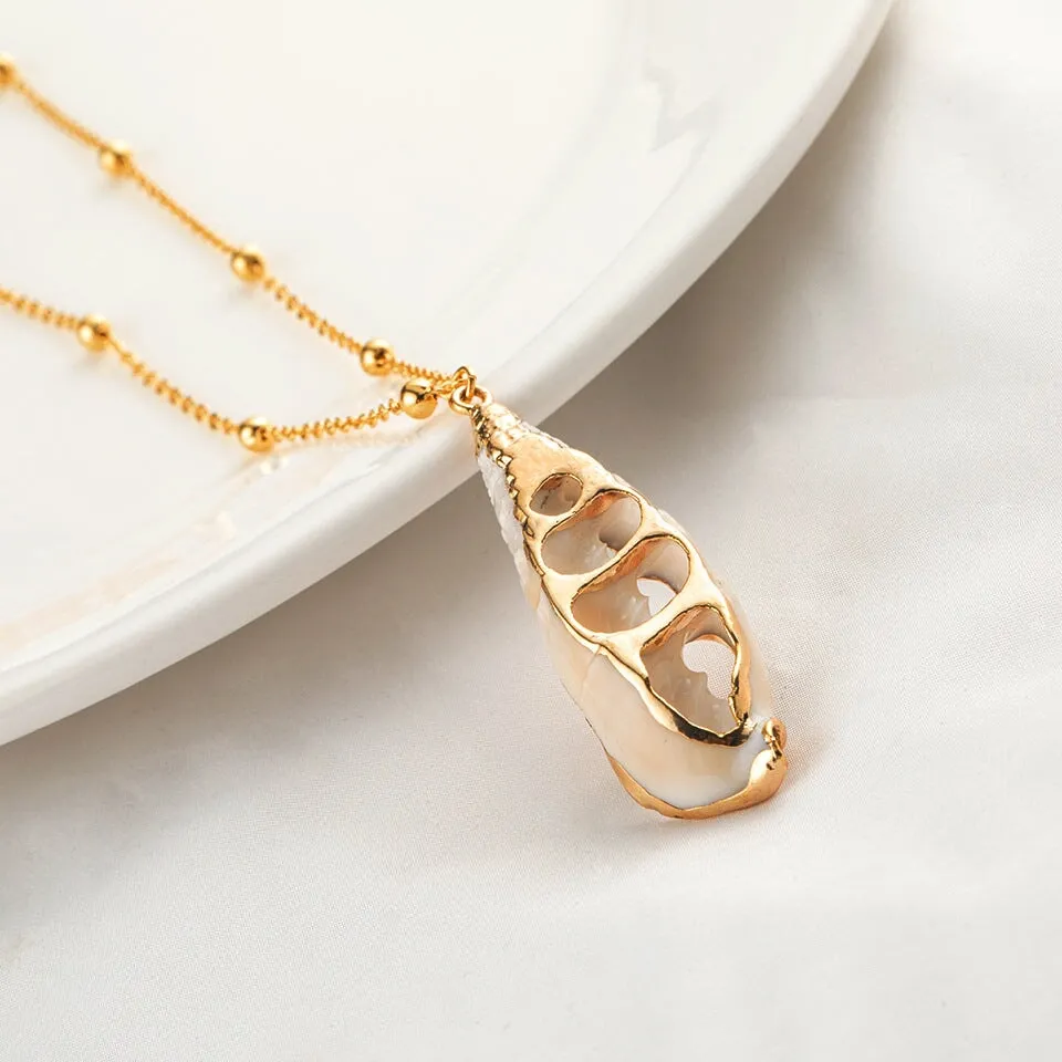 Wholesale Natural Shell Necklace Women Clavicle Chain
