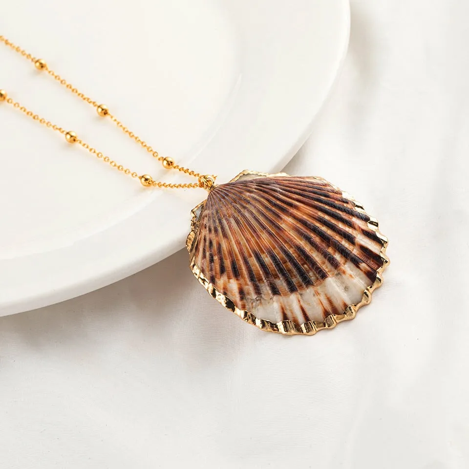 Wholesale Natural Shell Necklace Women Clavicle Chain