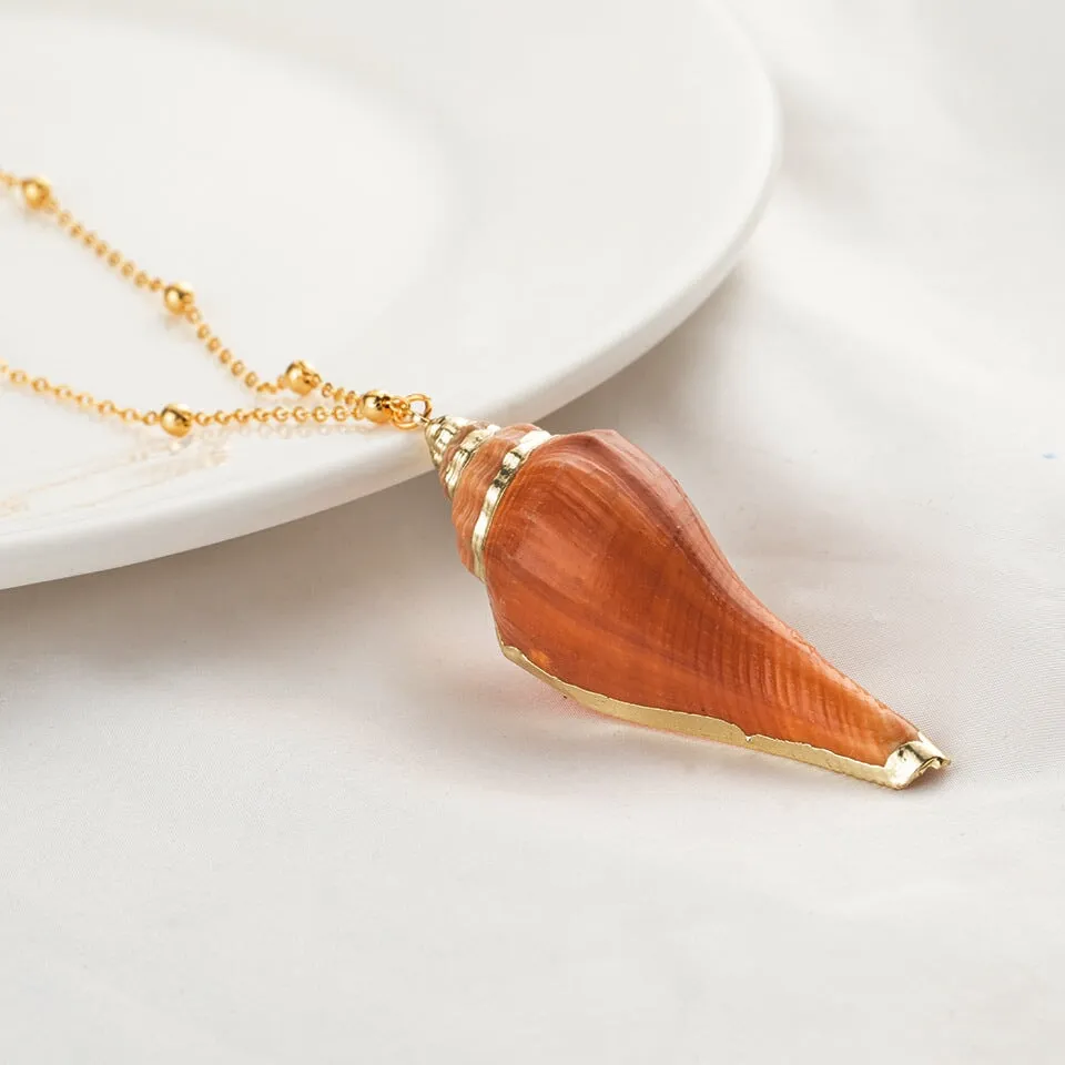 Wholesale Natural Shell Necklace Women Clavicle Chain