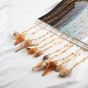 Wholesale Natural Shell Necklace Women Clavicle Chain