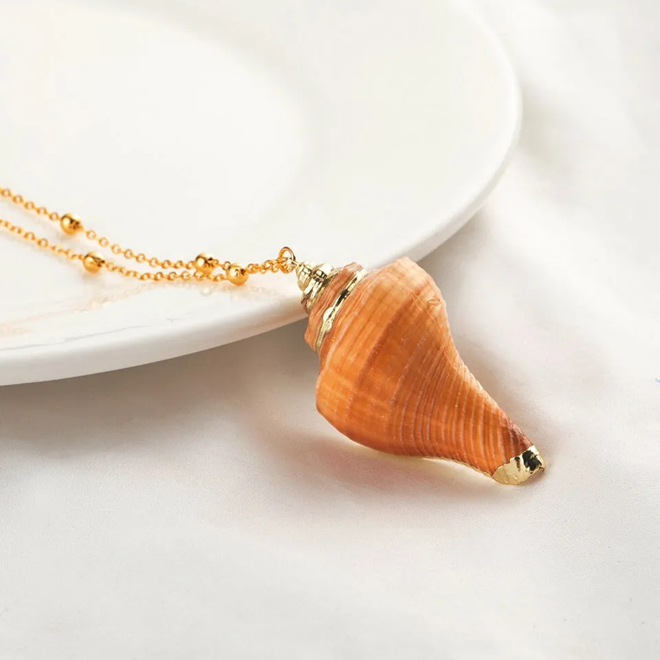 Wholesale Natural Shell Necklace Women Clavicle Chain