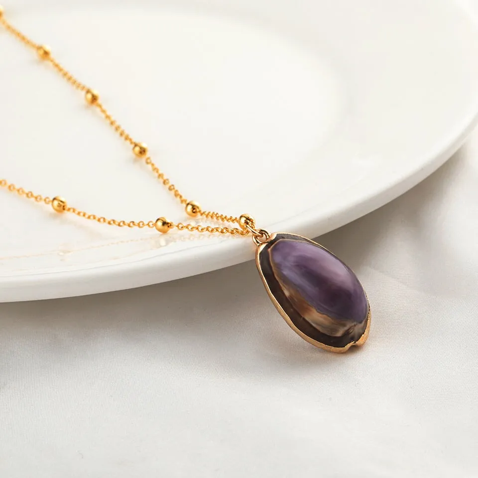 Wholesale Natural Shell Necklace Women Clavicle Chain