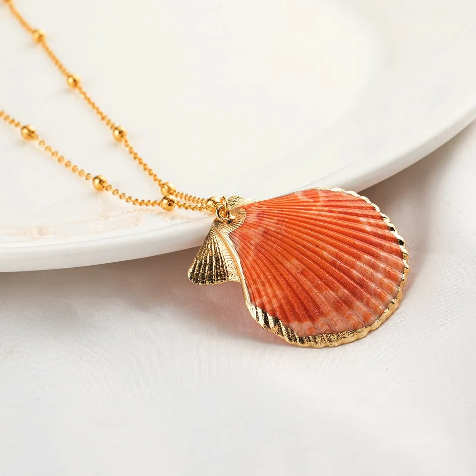 Wholesale Natural Shell Necklace Women Clavicle Chain
