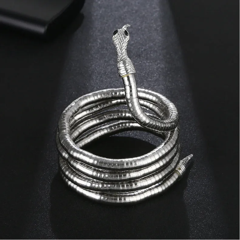 Wholesale Personalized Wrap Snake Shape Cold Dark Choker Collar