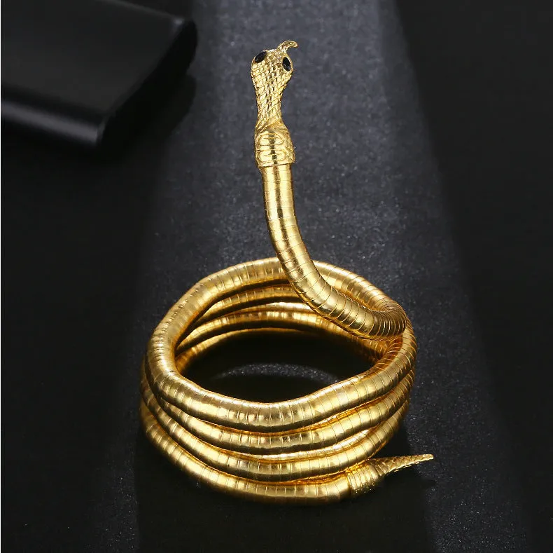 Wholesale Personalized Wrap Snake Shape Cold Dark Choker Collar