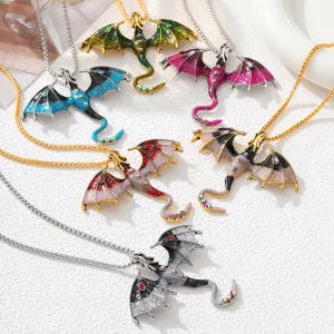 Wholesale  Retro Cartoon Pendant Diamond Necklace