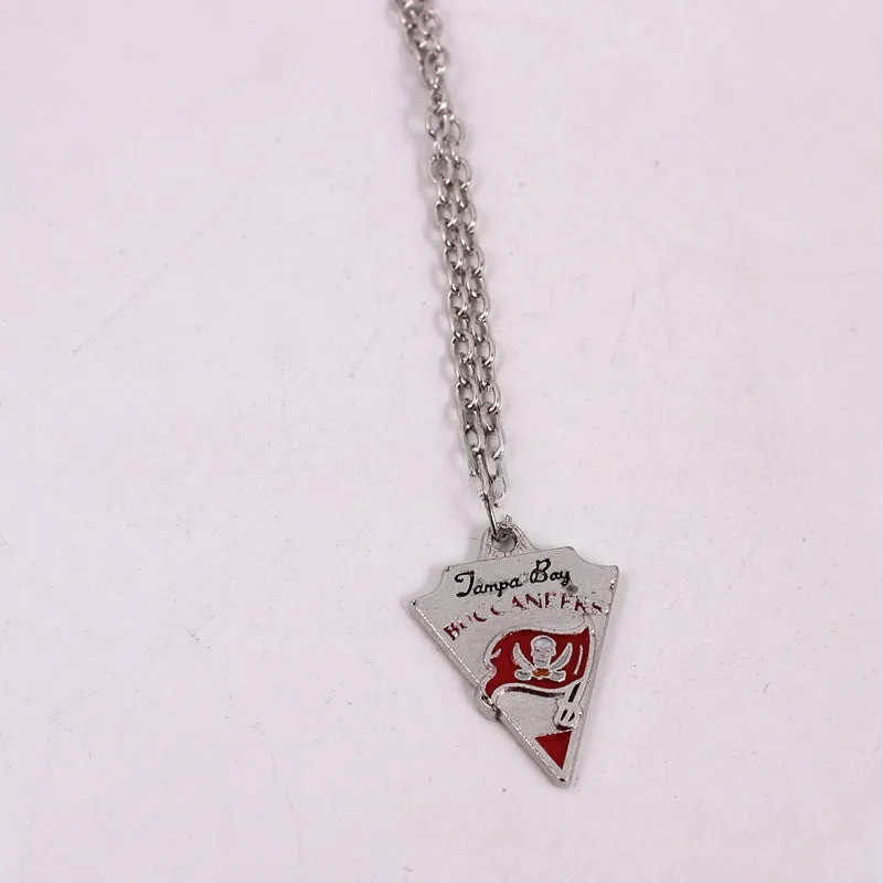 Wholesale Team Logo Dripping Triangle Necklace