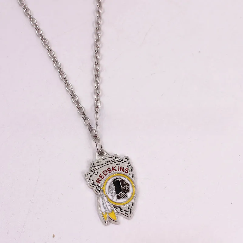 Wholesale Team Logo Dripping Triangle Necklace