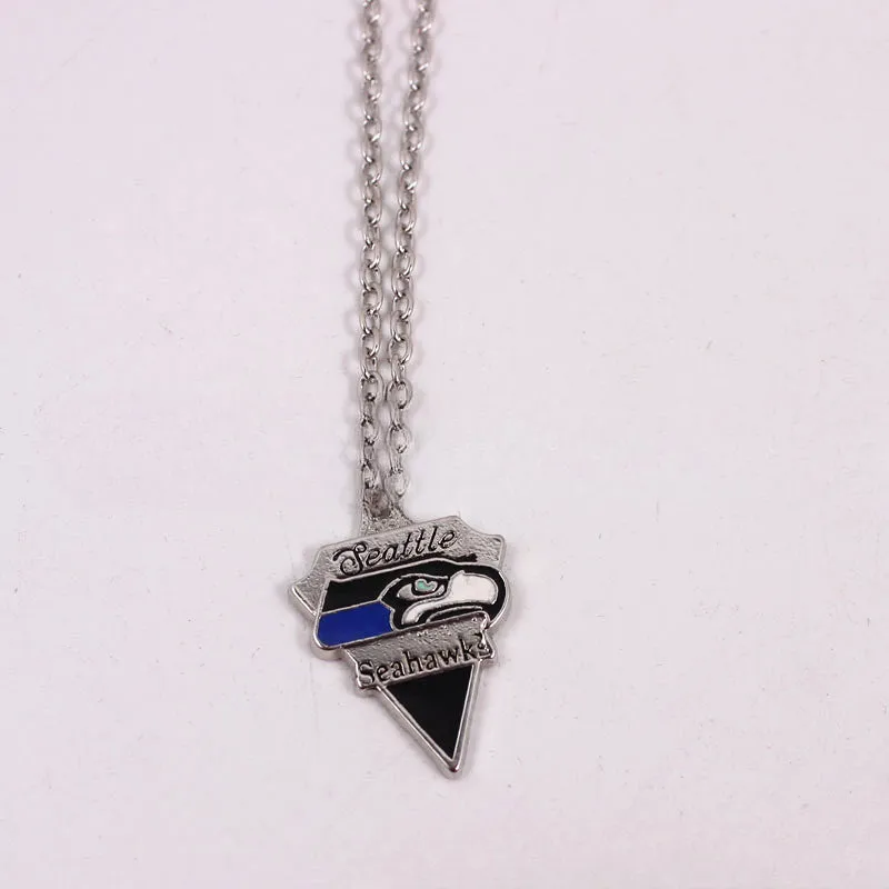 Wholesale Team Logo Dripping Triangle Necklace