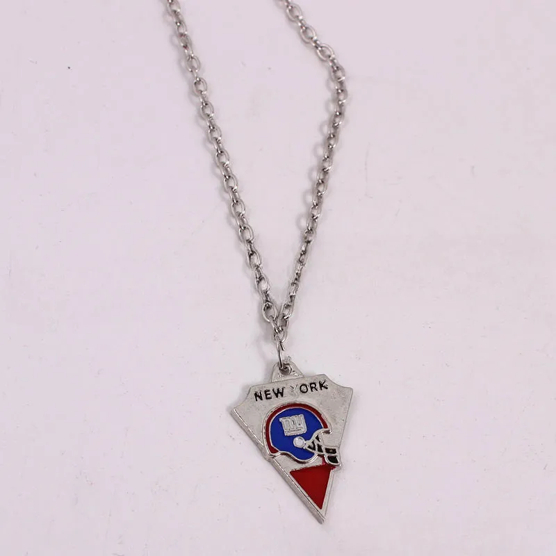Wholesale Team Logo Dripping Triangle Necklace