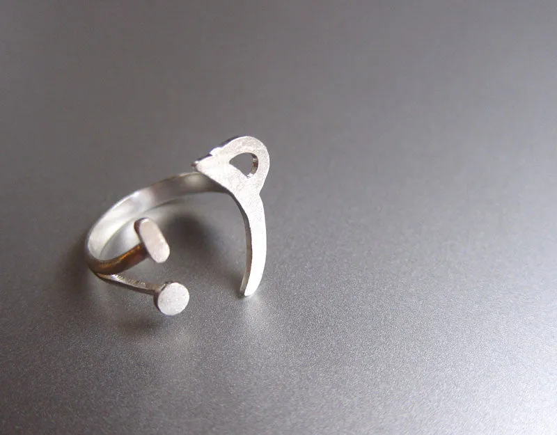 Winky Face Happy Smile Ring